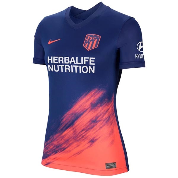 Camiseta Atletico Madrid Replica Segunda Ropa Mujer 2021/22